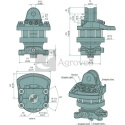 Rotator GR46-3 25702804 GR463 Rotator GR46-3 25702804 GR463