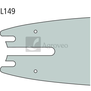 Solid Jet-Fit 75 cm Oregon Harvester Schiene 45271558 752HSFL149