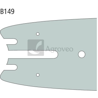 Solid Jet-Fit 82 cm Oregon Harvester Schiene 45271560 822HSFB149