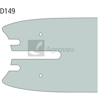 Solid Jet-Fit 82 cm Oregon Harvester Schiene 45271562 822HSFD149