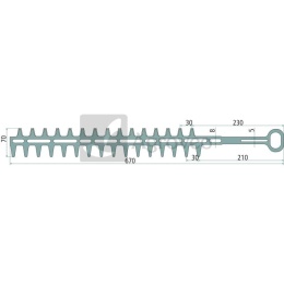 Ostrza do nożyc do żywopłotu 13271131 4228 710 6050, 4228 713 4100, 4228 713 4300