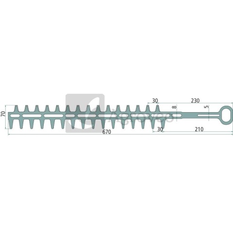 Ostrza do nożyc do żywopłotu 13271131 4228 710 6050, 4228 713 4100, 4228 713 4300