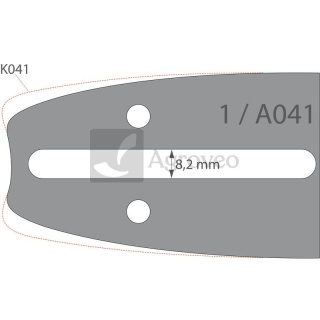Zestaw prowadnic łańcucha 2 + 1 55290025