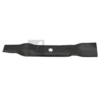 Nóż do mulczowania 432mm fi 7mm gwiazda John Deere GX21786, GX21784, GY20852, AM141035