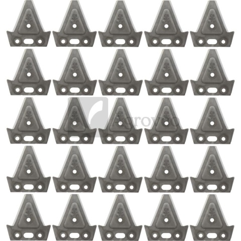 Ostrze noża, Carbodux, gładkie VE25 11049562 3441711, 344.1711 VE25