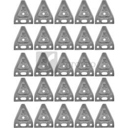 Ostrze noża, Carbodux, gładkie VE25 11421559 3441721, 344.1721 VE25