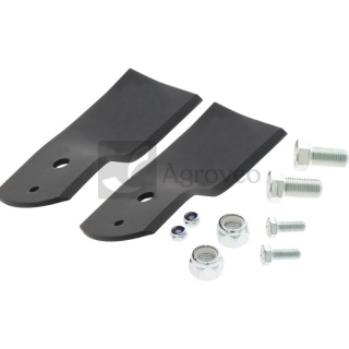 Końcówki noża agregatu 165mm fi 11,2x6,3mm STIGA 1134-9119-01, 1134-6238-01