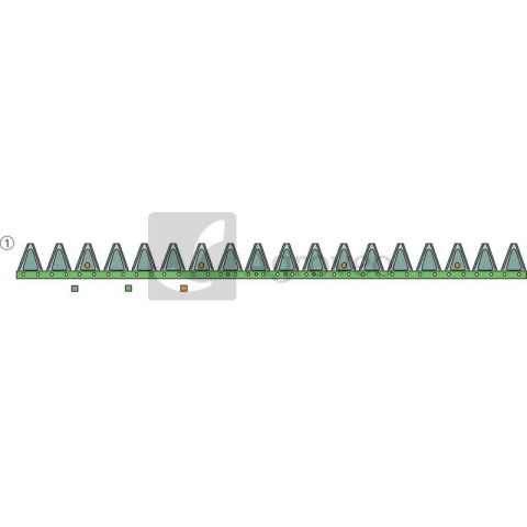 Listwa tnąca 5282650180 2650180, 265.0180