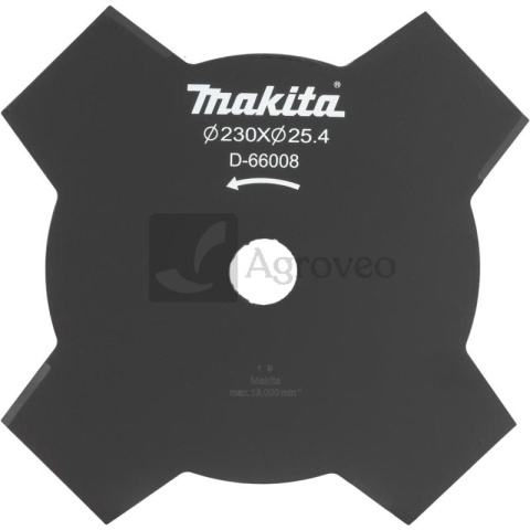 Nóż tnący do trawy, 4 zęby 672D-66008 Nóż tnący do trawy, 4 zęby 672D-66008