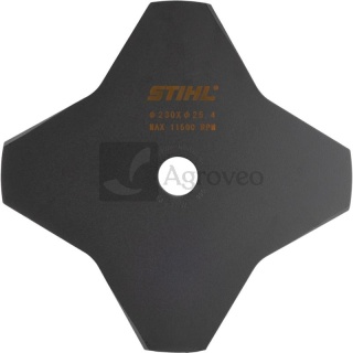 Nóż tnący do trawy, 4 zęby 40017133801