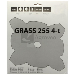 Ostrze do cięcia trawy D=255mm, 4 ostrza 12111494 504001303