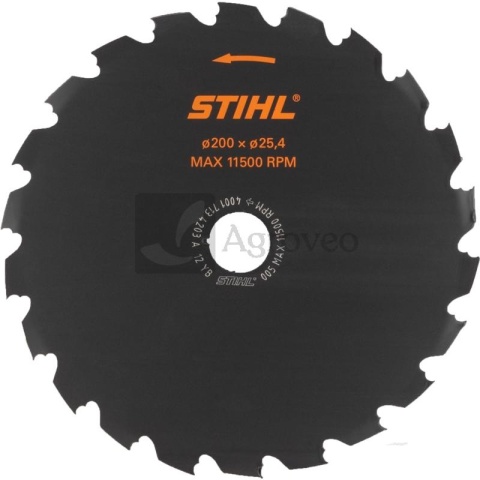 Tarcza tnąca (ząb typu dłuto) 67740017134203 40017134203