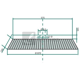 Szczotka garnkowa 25270106 VMBG-00-00065