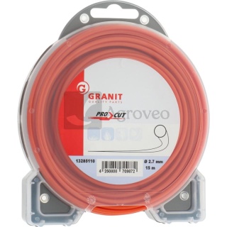 Żyłka tnąca okrągła fi 2,7mm pomarańczowa 15m 13285110
