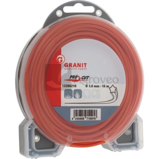 Żyłka tnąca gwiazda fi 3,0mm pomarańczowa 15m 13286210