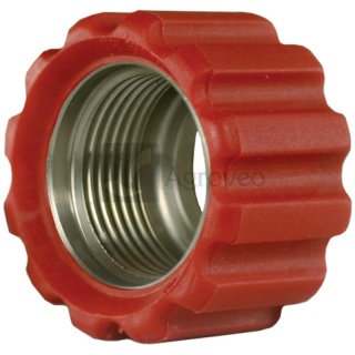 Nakrętka złączna 22x1,5 16,4 mm czerwona VA 87003041