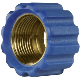 Nakrętka złączna 22x1,5 16,4 mm niebieska 87003038
