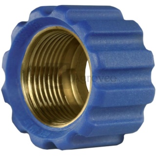 Nakrętka złączna 22x1,5 16,4 mm niebieska 87003038