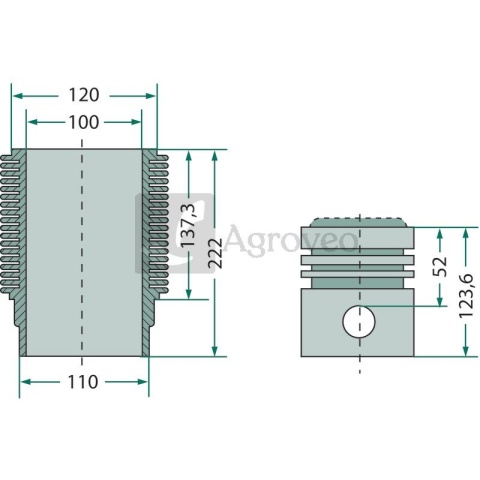 Zestaw naprawczy silnika 38004059 02929967, 02928141