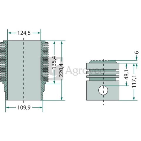 Zestaw naprawczy silnika 75799775960 F214202210320, F214202310010