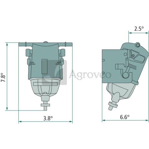 Filtr paliwa/separator wody Racor SNAPP 56799199