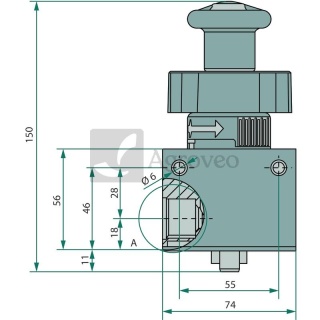 Ręczna pompa odpowietrzajaca 56799019