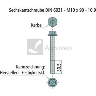 Śruba 38012772 19M7811