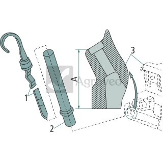 Wskaźnik poziomu oleju 380120102 AT21535