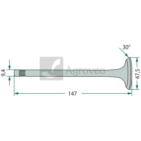 Zawór ssący 380002053 87802260, 87802256