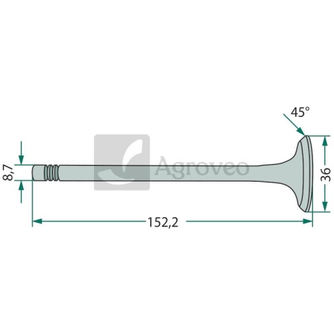 Zawór ssący 38002260 717374R1