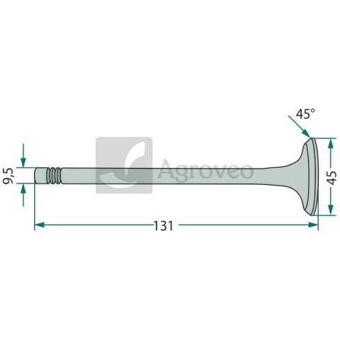 Zawór ssący 38012061 R52251, R79623