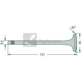 Zawór ssący 38012061/2 R52251, R79623