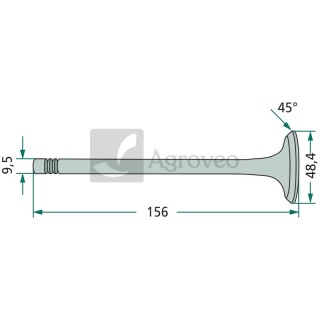 Zawór ssący 38012470 R43883