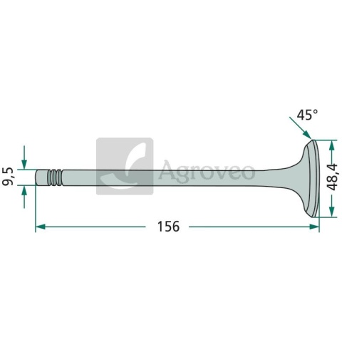 Zawór ssący 38012470 R43883