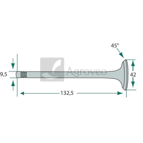 Zawór ssący 38015498 738095M1, V2683