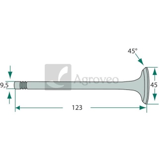 Zawór ssący 38015511 748413M1