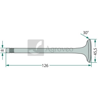 Zawór ssący 38017756 98473704, 4784888, 4824417, 99432652, 4803805, 4824416, 500042643