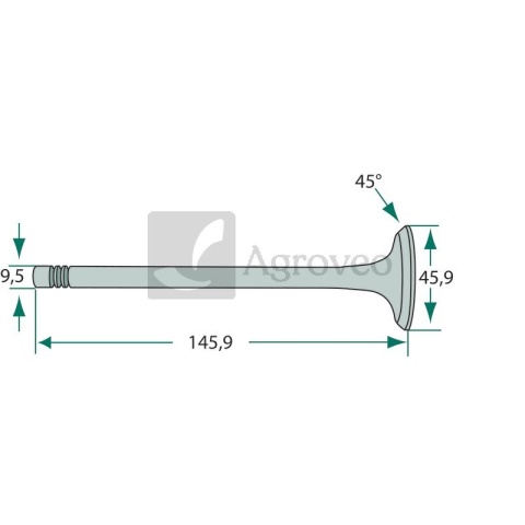 Zawór ssący 38017764 81823823, C5NN6507B
