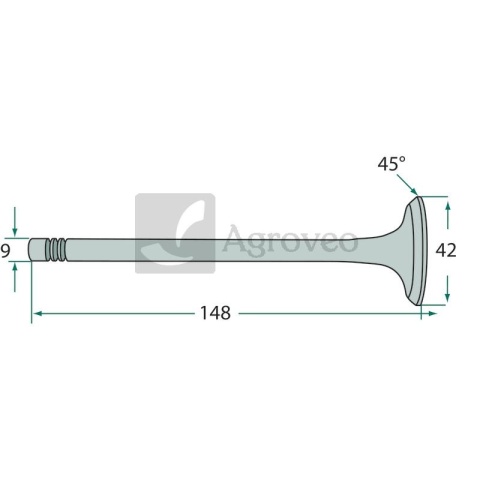 Zawór ssący 38019477 0.052.1420.0, 0.053.1420.0, 0.039.1420.0