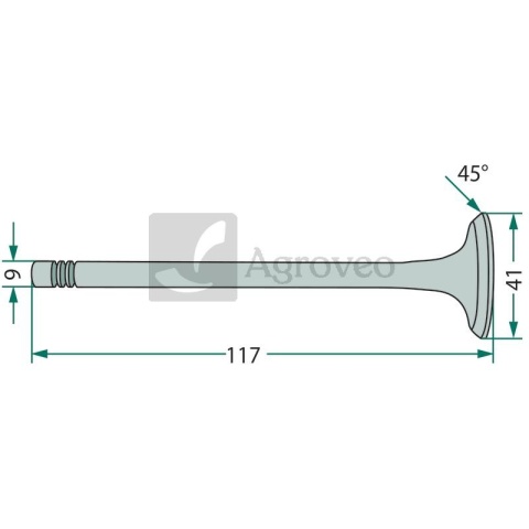 Zawór ssący 38060035 F183200210080