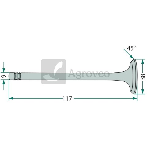 Zawór ssący 38060072 F238200210040