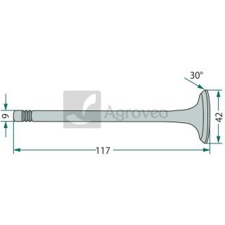 Zawór ssący 38060079 F384200210060, F285200210230