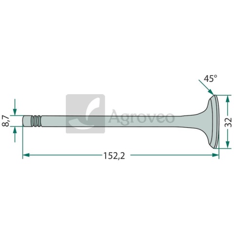 Zawór wydechowy 38002261 717375R1