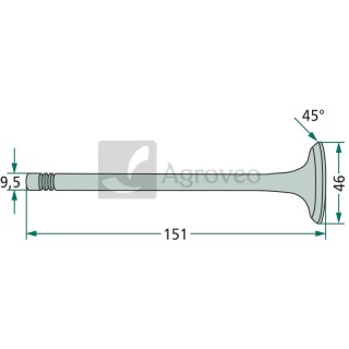 Zawór wydechowy 38002847 J921444