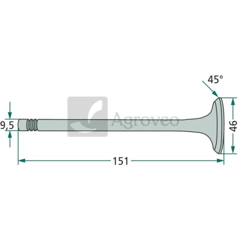 Zawór wydechowy 38002847 J921444