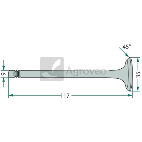 Zawór wydechowy 38006021 0123028200