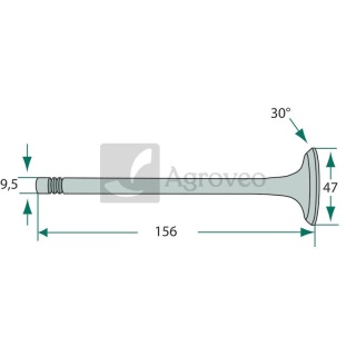 Zawór wydechowy 38012468 R504061, R84619