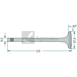 Zawór wydechowy 38015400 748309M1