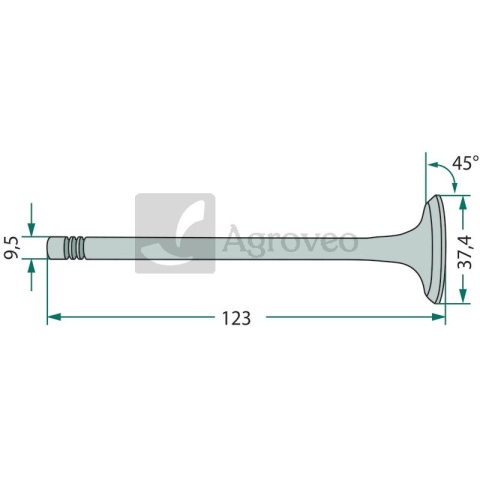 Zawór wydechowy 38015400 748309M1