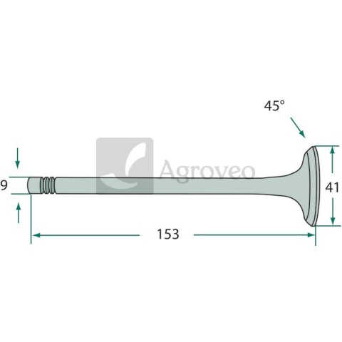 Zawór wydechowy 38015517 V836646357, T5266